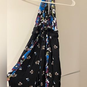 Free people floral jumpsuit